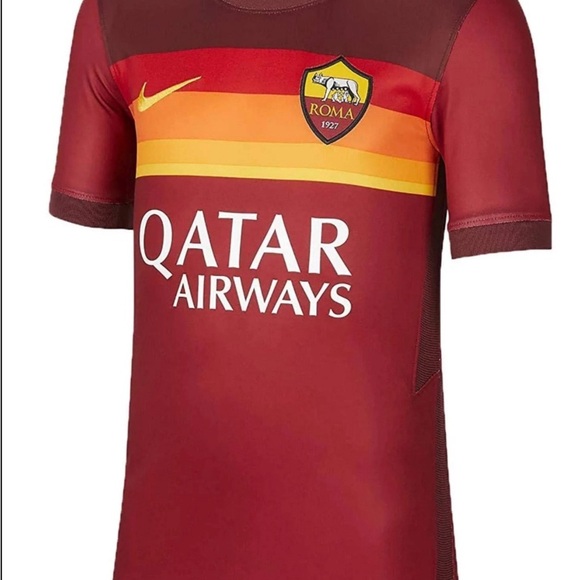 Soccer Jersey Nike Roma 20/21 Home Vapor Match SS-Team Crimson  Size Small FOX - Picture 2 of 6